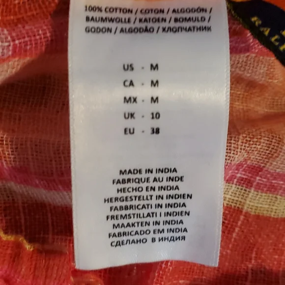 POLO Ralph Lauren striped coverup - Picture 6 of 10